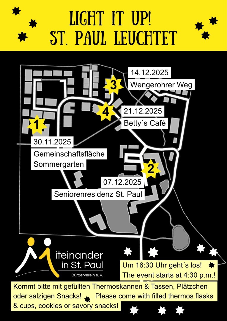 St. Paul leuchtet 2025 Flyer Groß